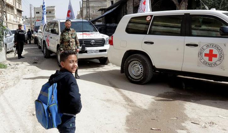 First aid convoy reaches Eastern Ghouta