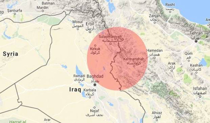 Six quakes hit Iran-Iraq border