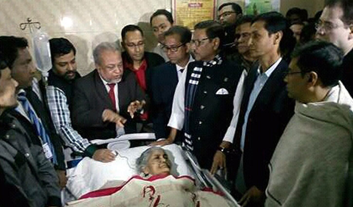 Quader visits ailing Rama Chowdhury