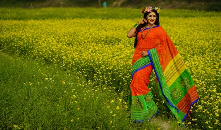 রঙ বাংলাদেশে ফাগুনের পোশাক