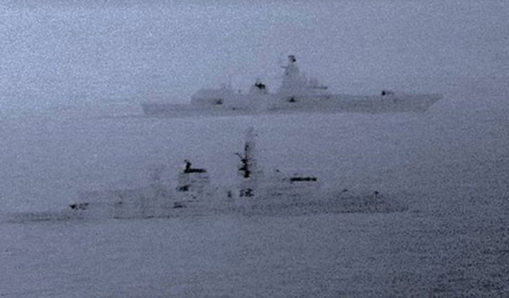 Britain escorts Russian ship near national waters