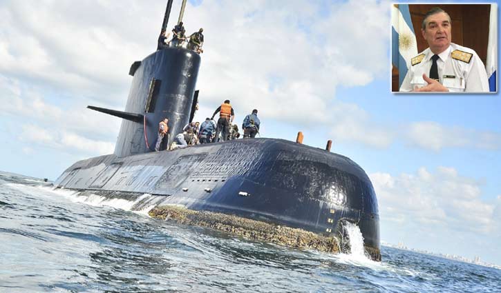 Argentina dismisses navy chief amid submarine investigation