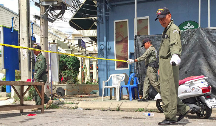 Three killed in Thai motorcycle bomb blast