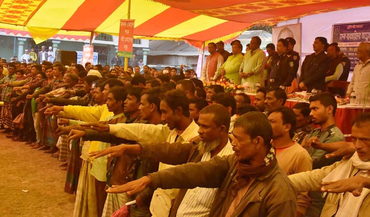 They take oath to leave drug smuggling