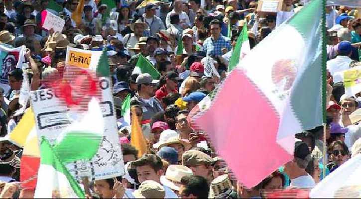 Massive anti-Trump rallies staged across Mexico