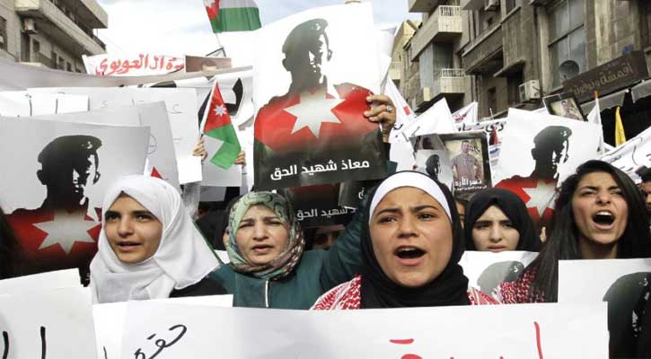 Jordan hangs 15 convicts at dawn, most in years