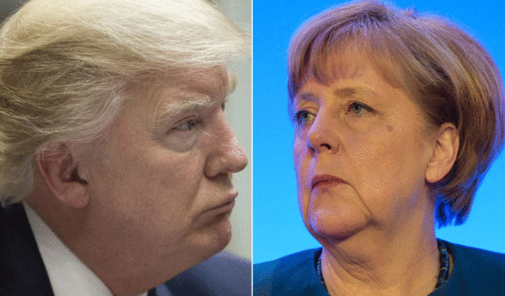 Trump, Merkel to hold first meeting