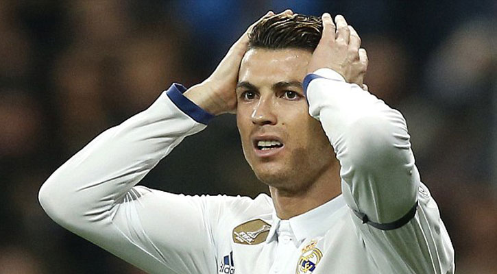 Ronaldo goes 523 minutes without UCL goal