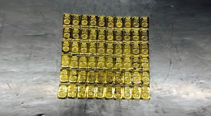 7kg gold seized at Shahjalal Airport
