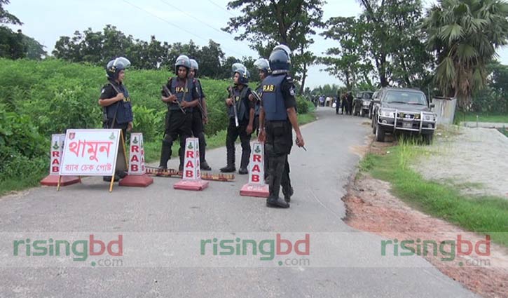 Suspected militant den cordoned off in Savar