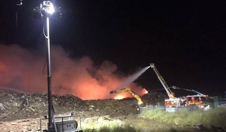 Huge fire in Melbourne