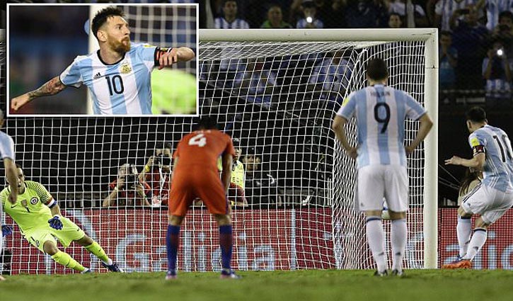 Messi penalty lifts Argentina into qualifying berths