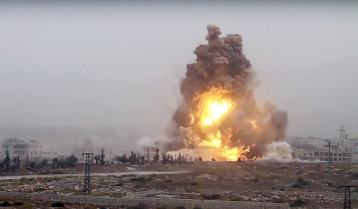 US-led airstrike in Syria kills at least 33