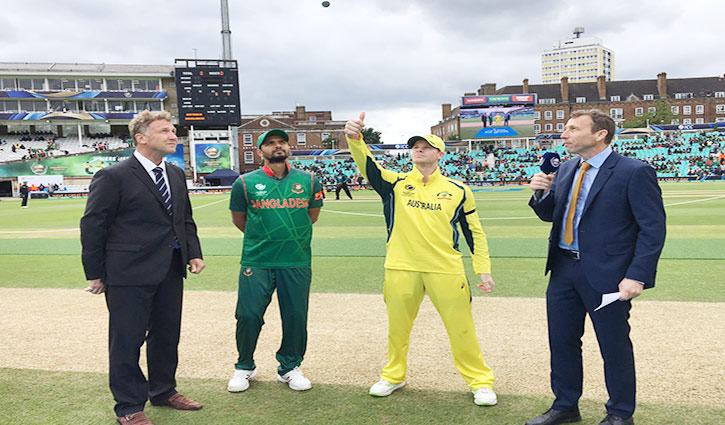 Bangladesh batting against Australia