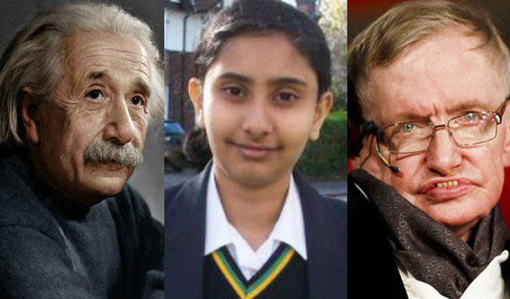 12-year-old girl beats Einstein, Stephen Hawking