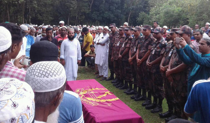 BGB man drowned in Teesta buried in Habiganj