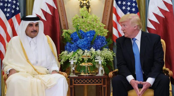 Trump urges Arab unity in call to Saudi  King