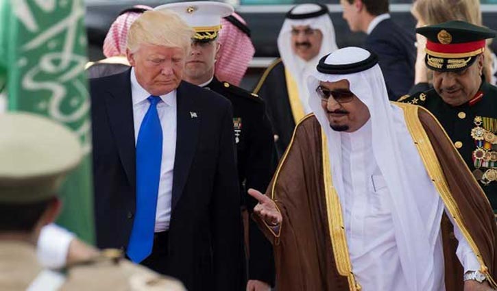 Trump signs $110 billion arms deal with Saudi Arabia