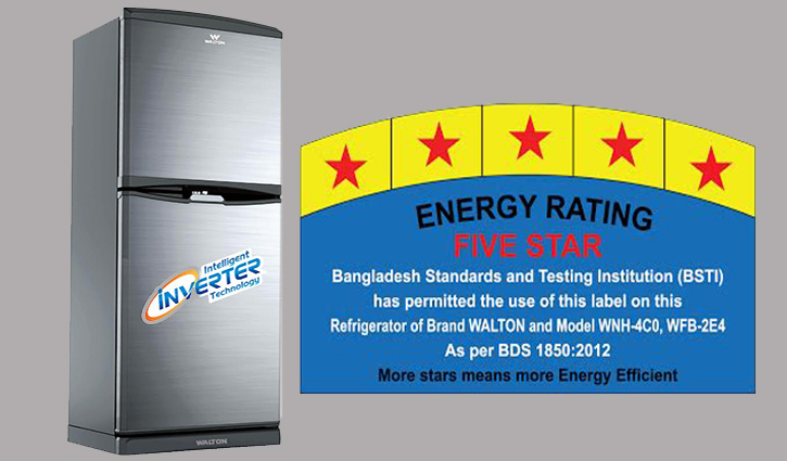 Walton refrigerators get 5-Star rating on energy efficiency