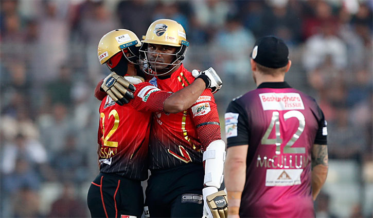 Comilla beat Rangpur by 4 wickets
