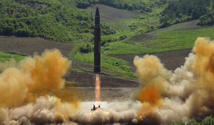 North Korea launches 'highest ever' ballistic missile