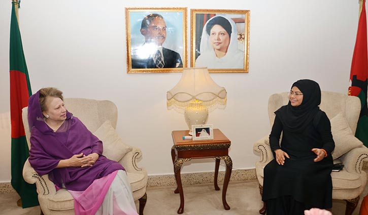 Malaysian delegation meets Khaleda