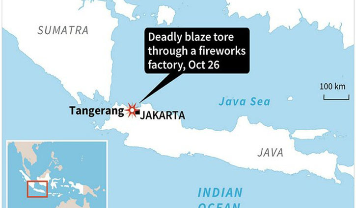 Indonesia fireworks factory blast death toll at 47