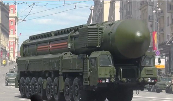 Russia test fires huge ‘Satan Two’ ballistic missile