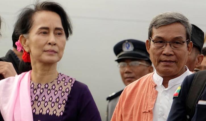 Suu Kyi visits troubled Rakhine