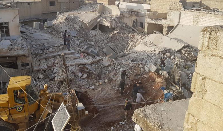 Air raids kill 43 civilians in Syria's Aleppo