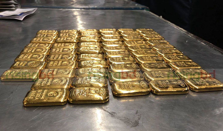 6.7kg gold seized at Dhaka airport