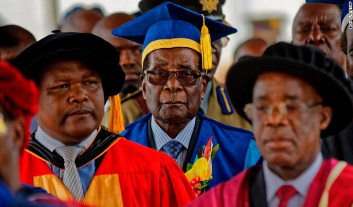 Mugabe makes first public appearance