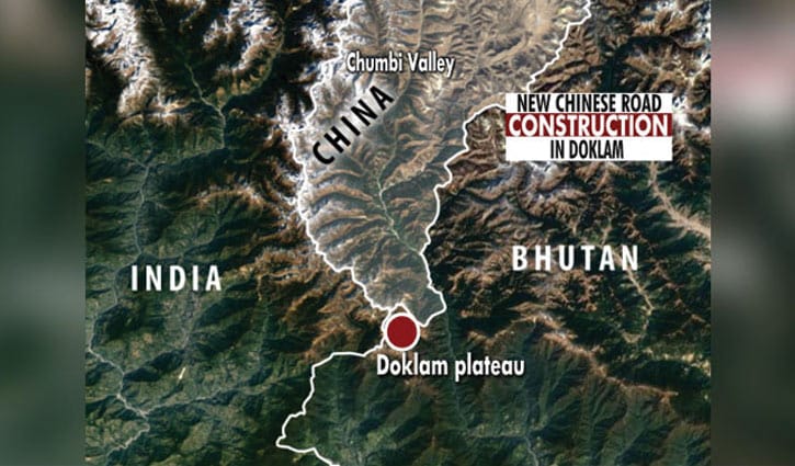 Chinese troops widen road 10kms from Doklam
