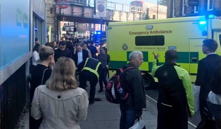 London Underground bomb attack leaves 18 injured