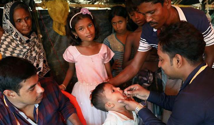 Cholera vaccinations begins in Rohingya camps