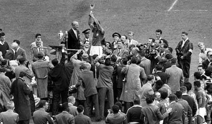 ১৯৫৮ বিশ্বকাপ: পেলের আবির্ভাবে ব্রাজিলের মাথায় শ্রেষ্ঠত্বের মুকুট