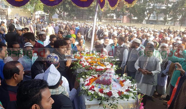 Actor Amjad Hossain laid to rest