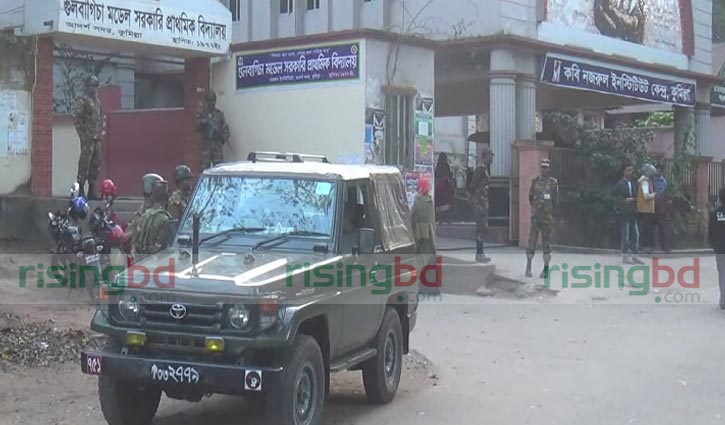 Election Duty: Army deployed in Comilla