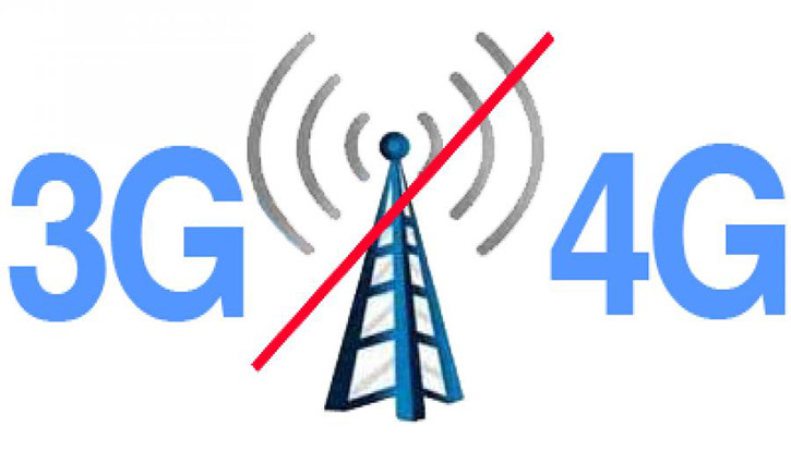 3G, 4G internet services suspended
