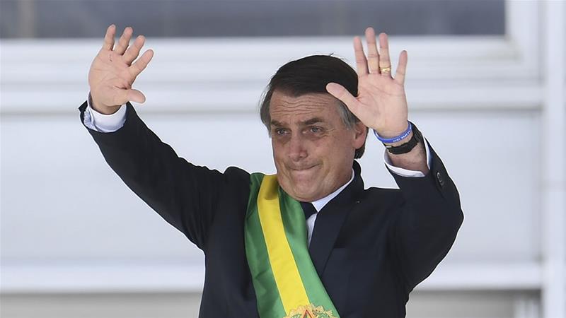 Brazil's far-right leader sworn in