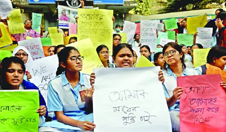 VNSC students’ demo for teacher’s release