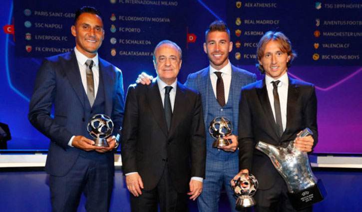 Real Madrid sweep the UEFA awards