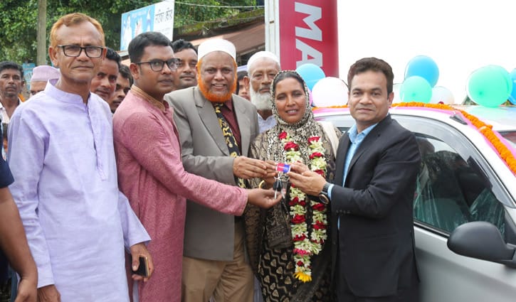 মার্সেল ফ্রিজ কিনে গাড়ি পেলেন মেহেরপুরের গৃহবধূ মার্সেল ফ্রিজ কিনে গাড়ি পেলেন মেহেরপুরের গৃহবধূ