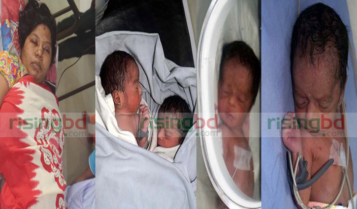 Mother gives birth to four-baby in Rangpur