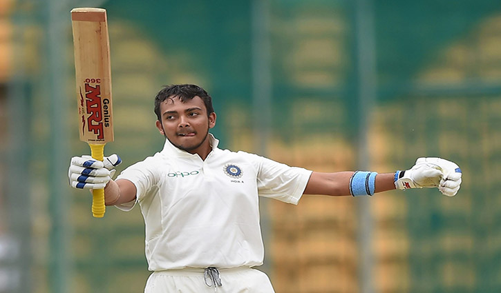 India name teenager Prithvi Shaw in squad