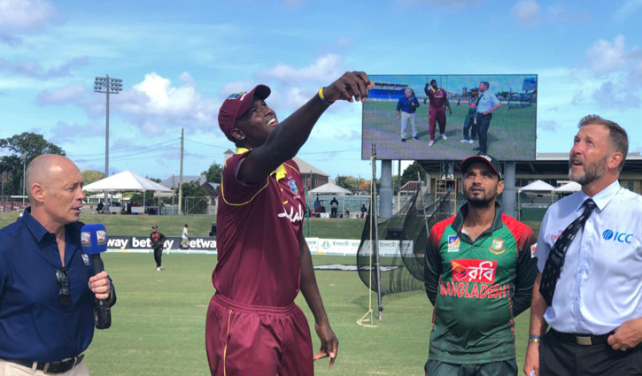 Bangladesh batting in series decider against West Indies