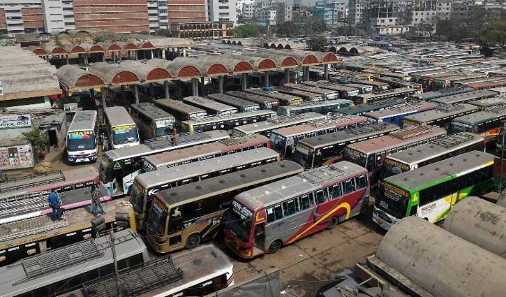 Inter-district bus services shut down