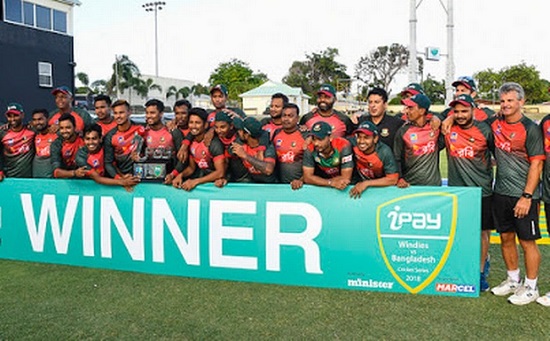 Tigers win ODI series against West Indies 