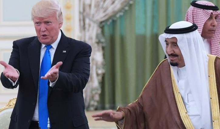 Trump urges Saudis to raise oil production