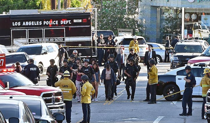 LA police arrest suspect after deadly shop siege